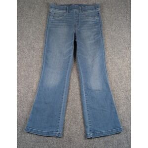 Spanx‎ Kick Flare Jeans Womens Medium Vtg Indigo Stretch Shaping Tummy Control